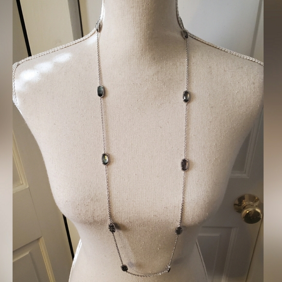 Kendra Scott 'Kellie' Black Mother of Pearl, EUC - Picture 2 of 2